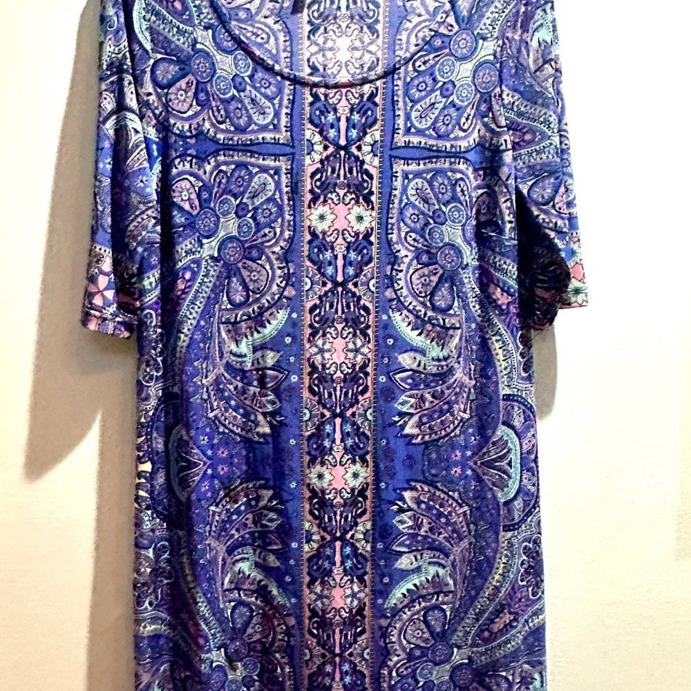 Bohemian Paisley Print Dress